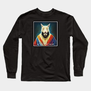 cat king Long Sleeve T-Shirt